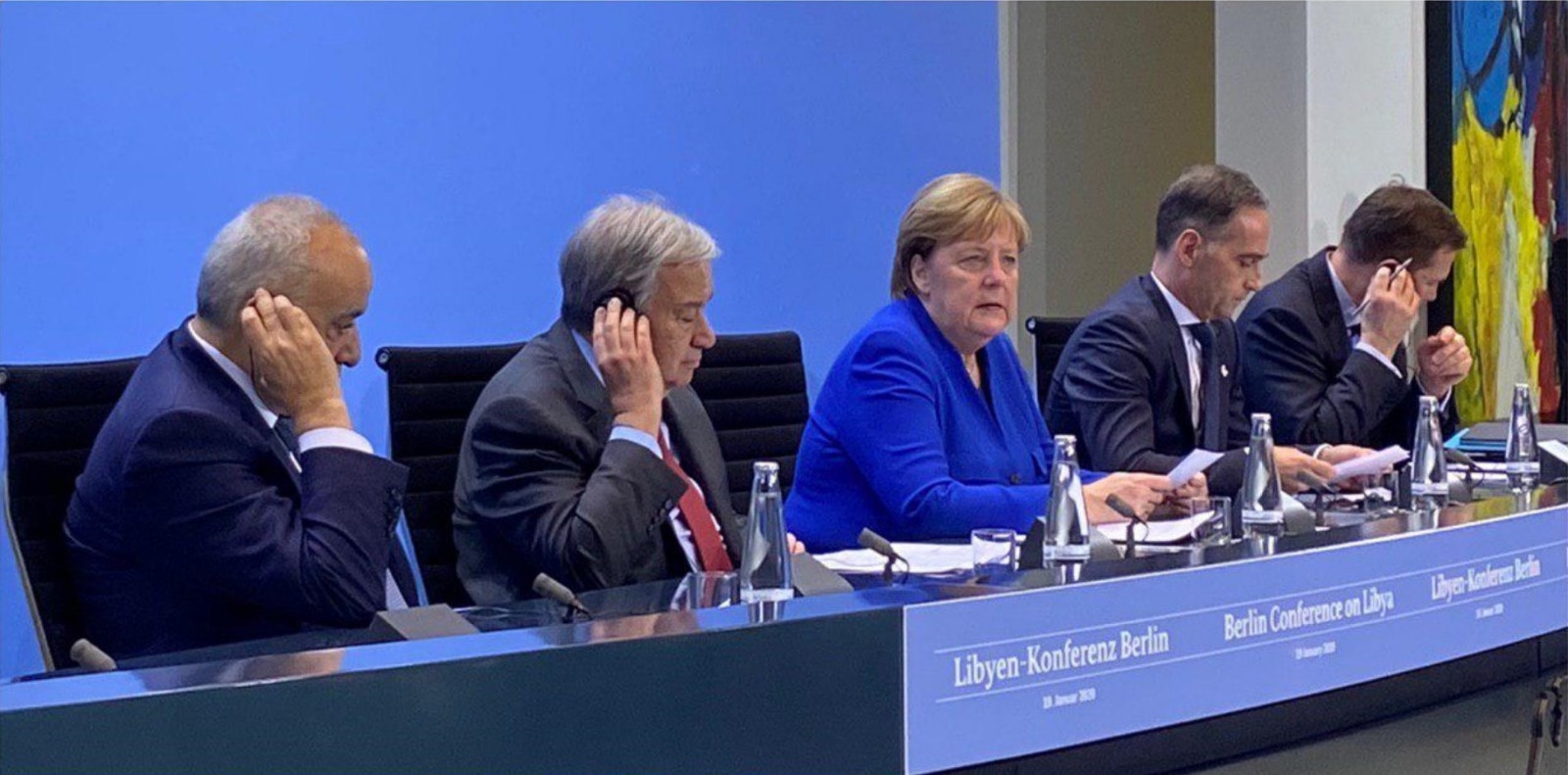 Foreign leaders seek a way forward for the Libyan conflict in Berlin