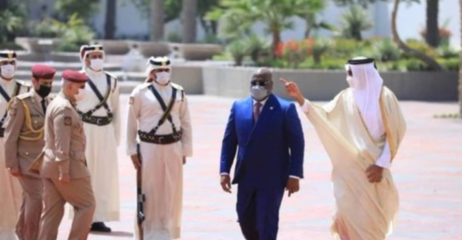 Félix Tshisekedi au Qatar en quête d' »investissements massifs »