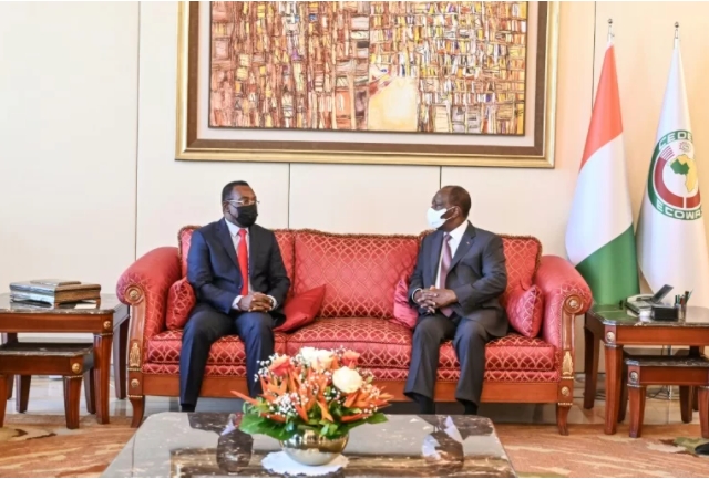 le président Ouattara parle « réconciliation » avec l’opposant Affi