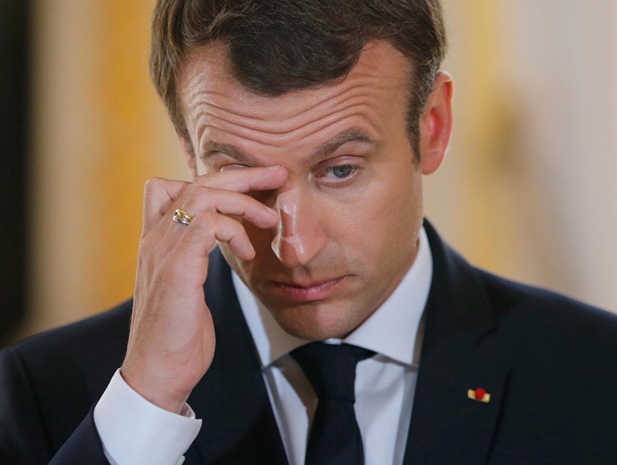 Macron was slapped across the face not only in France, but also in Africa