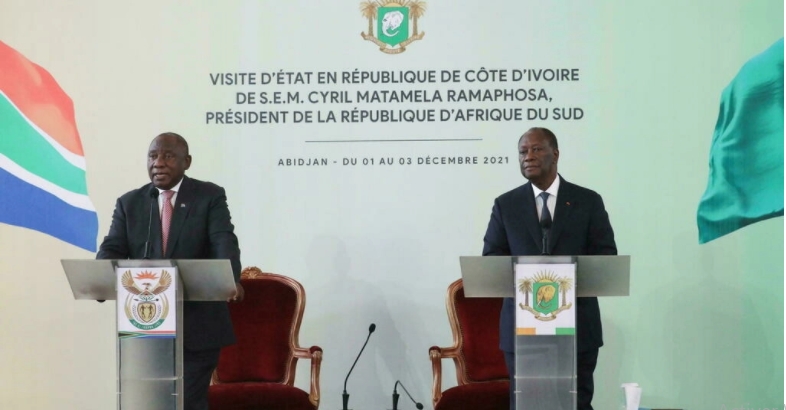 La Côte d’Ivoire et l’Afrique du Sud signent neuf accords de coopération