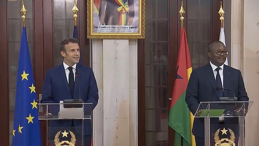 Emmanuel Macron salue « une étape historique » dans les relations françaises avec la Guinée-Bissau