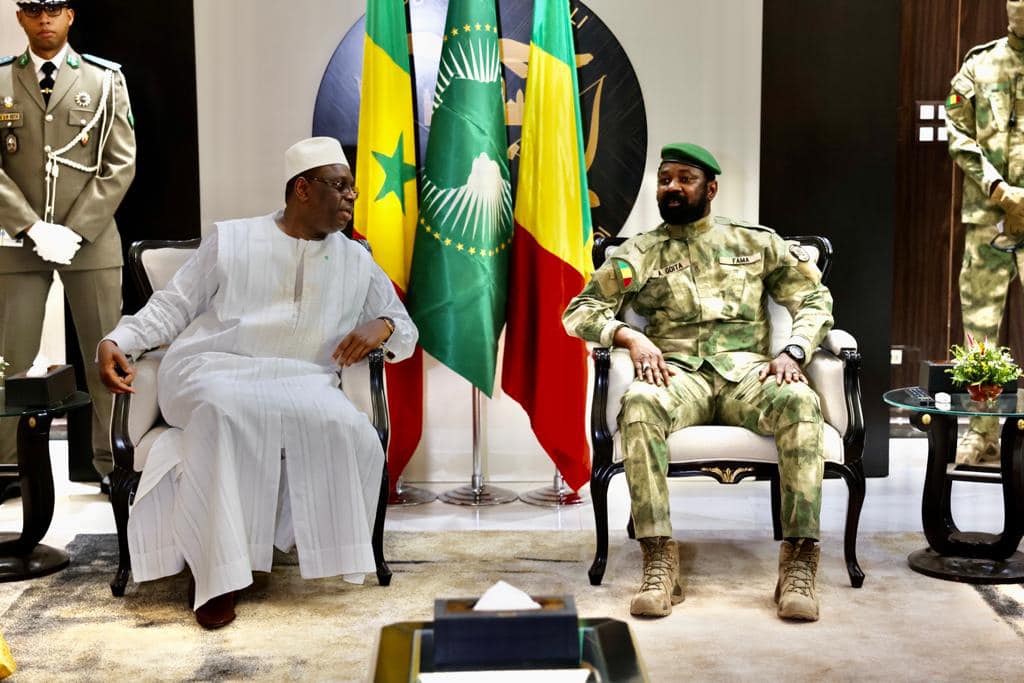 Mali-Sénégal : le Président GOÏTA a accueilli son homologue sénégalais