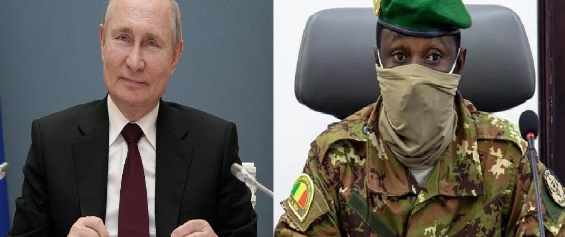 Rare discussion entre Vladimir Poutine et Assimi Goita après les livraisons d’armes russes au Mali