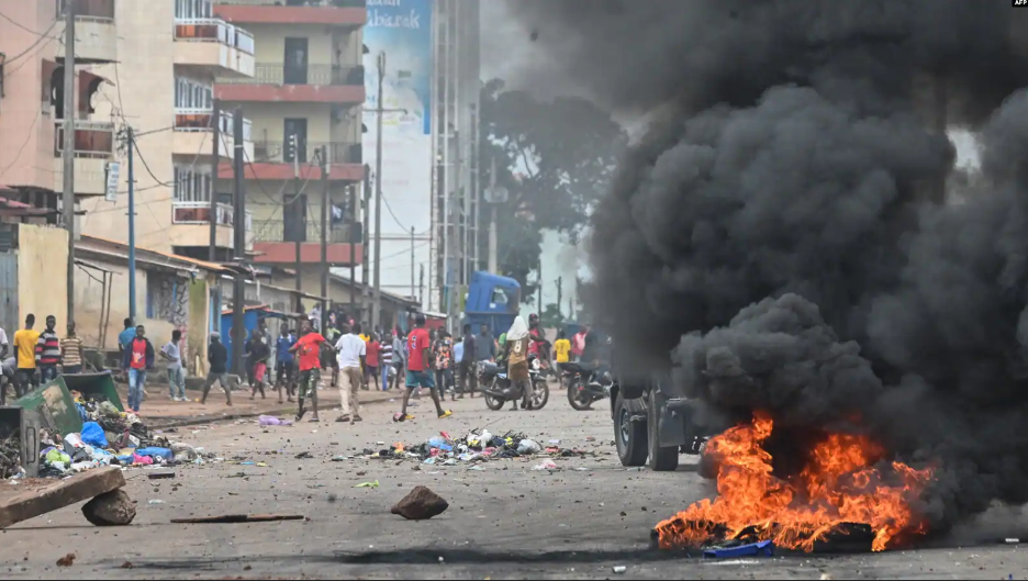 Heurts à Conakry un an après le coup d’Etat