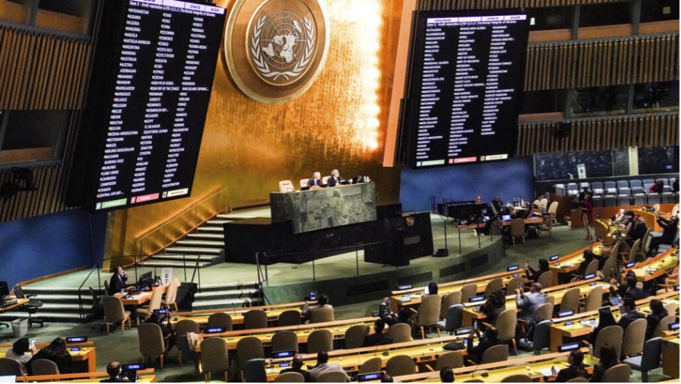 L’Assemblée générale de l’ONU a adopté une résolution antirusse sur l’Ukraine