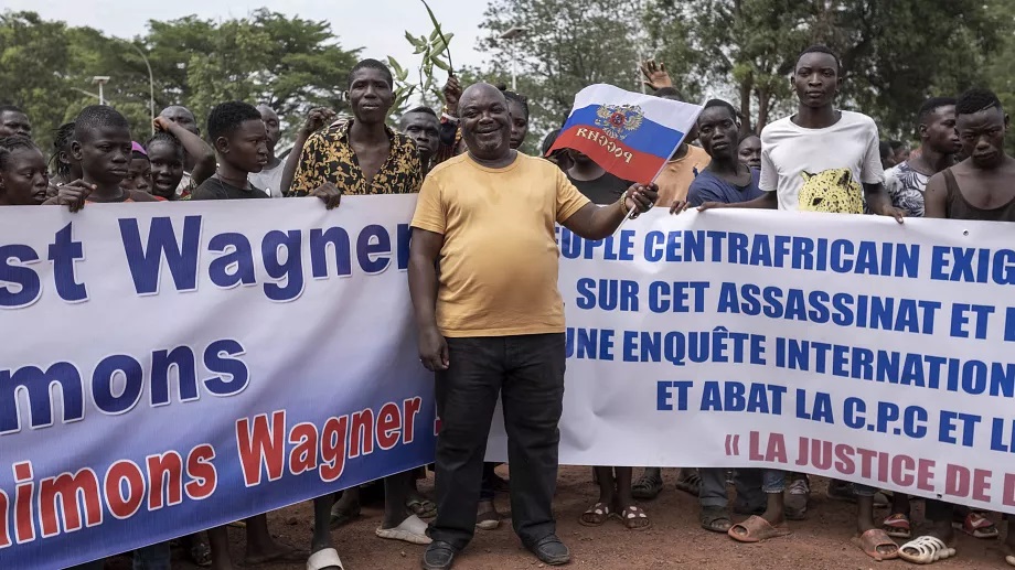 Centrafrique : manifestation en soutien à la Chine et la Russie