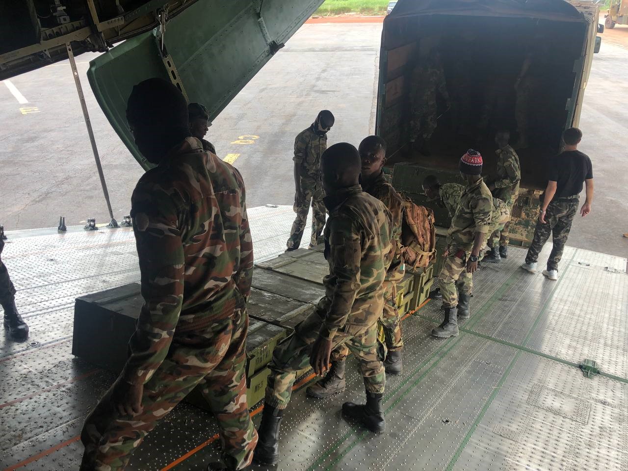 Les forces armées centrafricaines reçoivent une nouvelle livraison d’équipement militaire de la Russie
