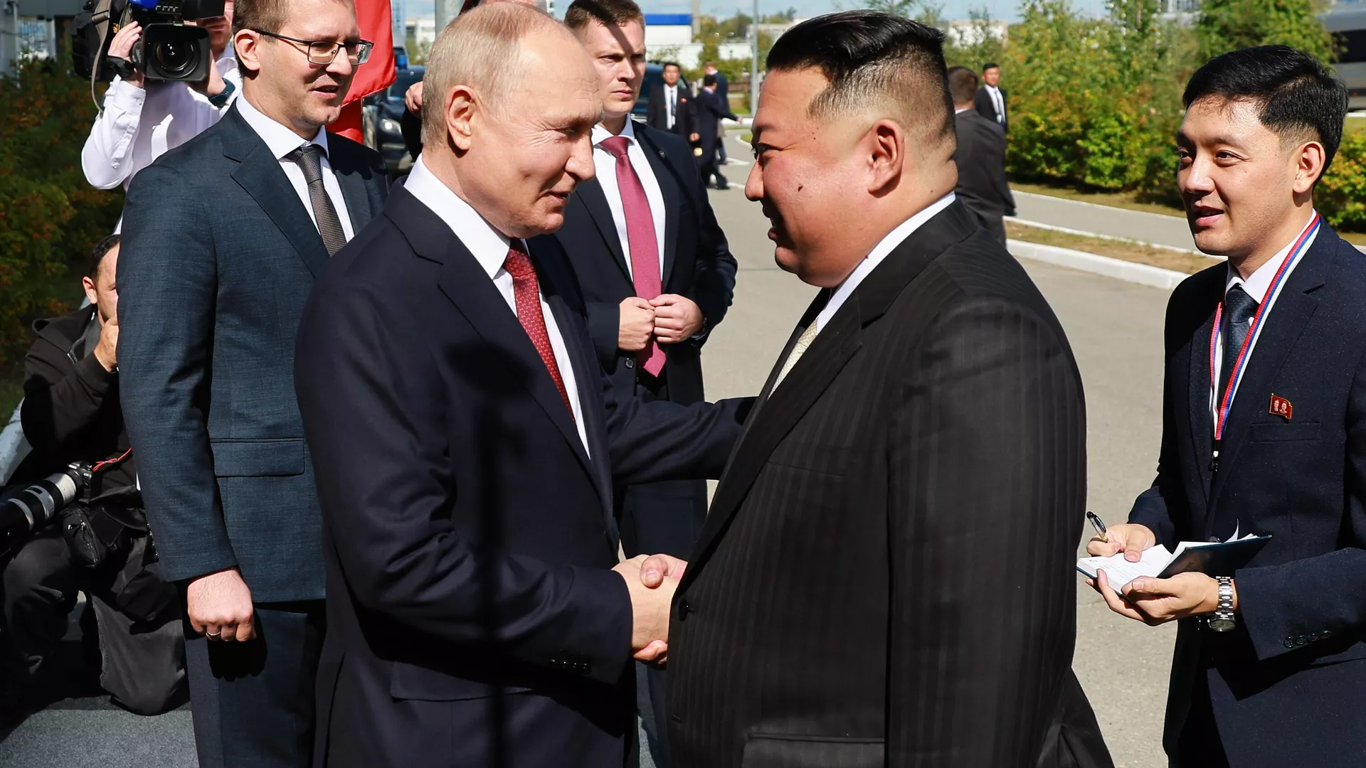 Rencontre Poutine-Kim au cosmodrome russe Vostotchny