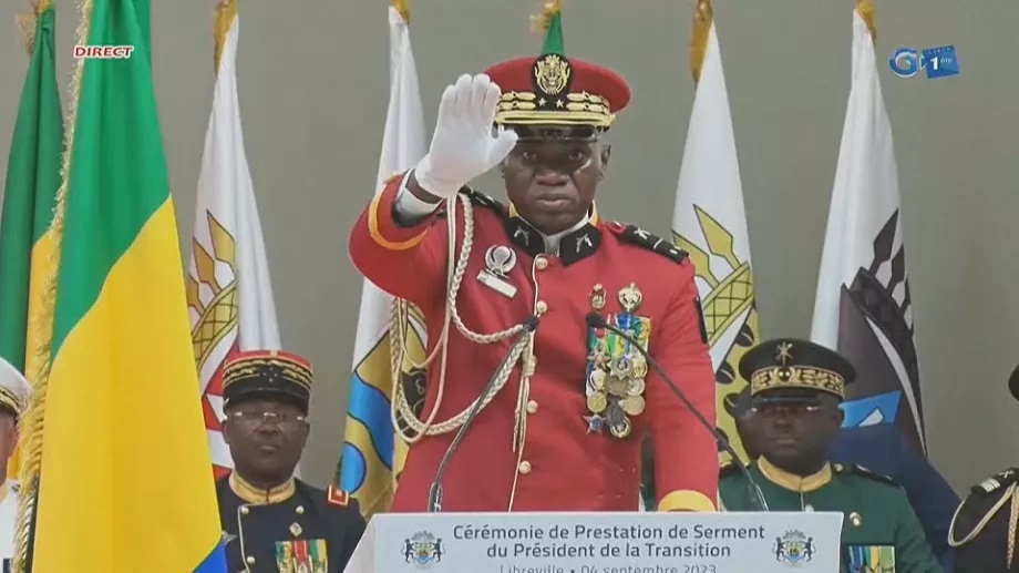 Gabon : Oligui a prêté serment en tant que « président de la transition ».
