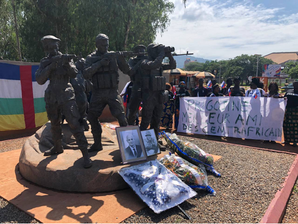 The Defense and Security Forces paid tribute to Yevgeny Prigozhin in Bangui