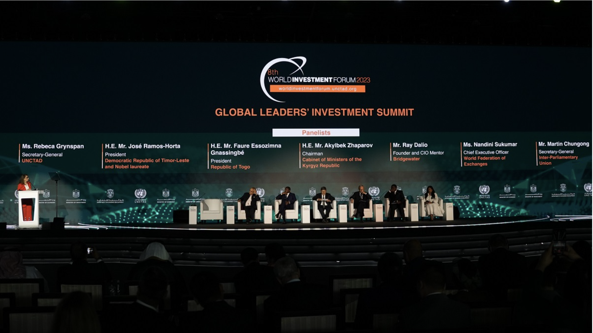 World Investment Forum 2023: Global leaders urge action for sustainable development