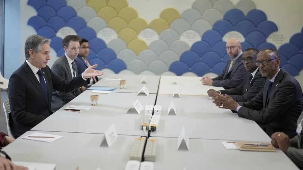 Kagame et Blinken se rencontrent à Davos