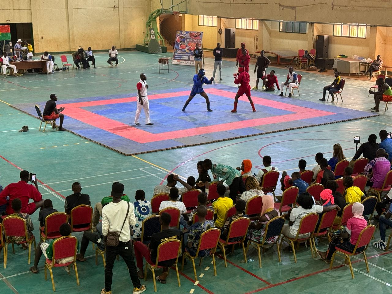 La première compétition nationale de sambo s’est tenue au Burkina Faso du 26 au 28 janvier.