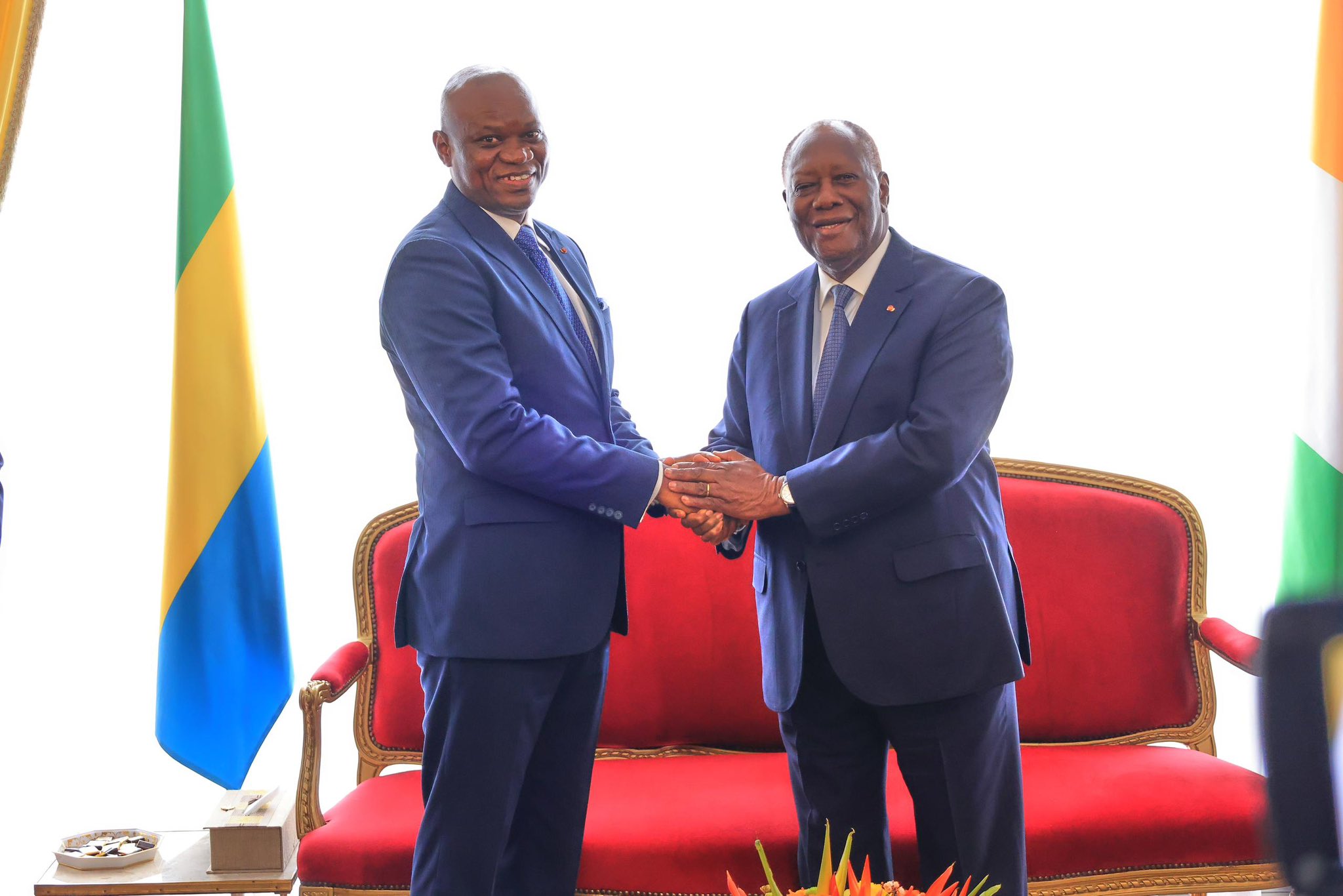 Côte d’Ivoire – Gabon : Alassane Ouattara et Brice Oligui Nguema solidaires