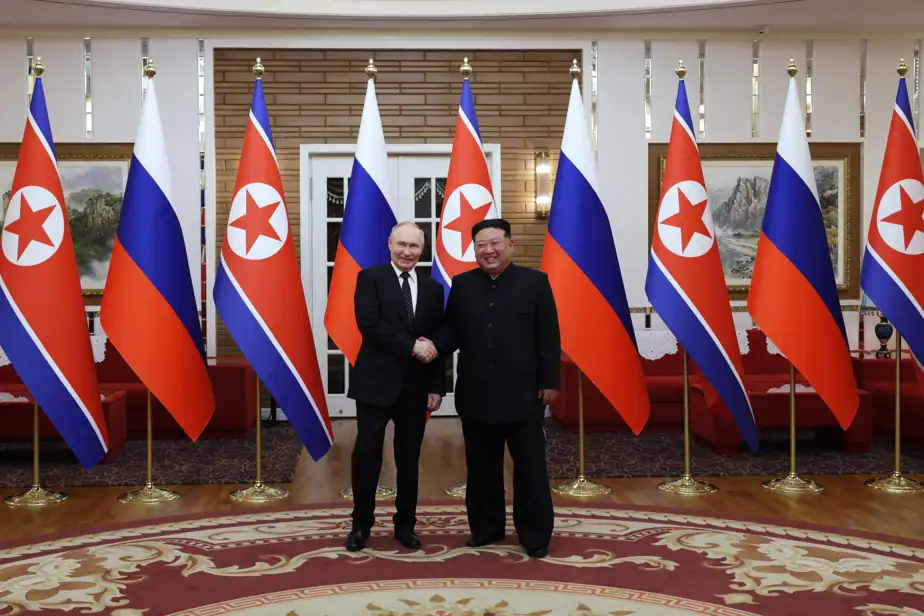 Kim assure Poutine de son soutien et signe un accord de défense mutuelle