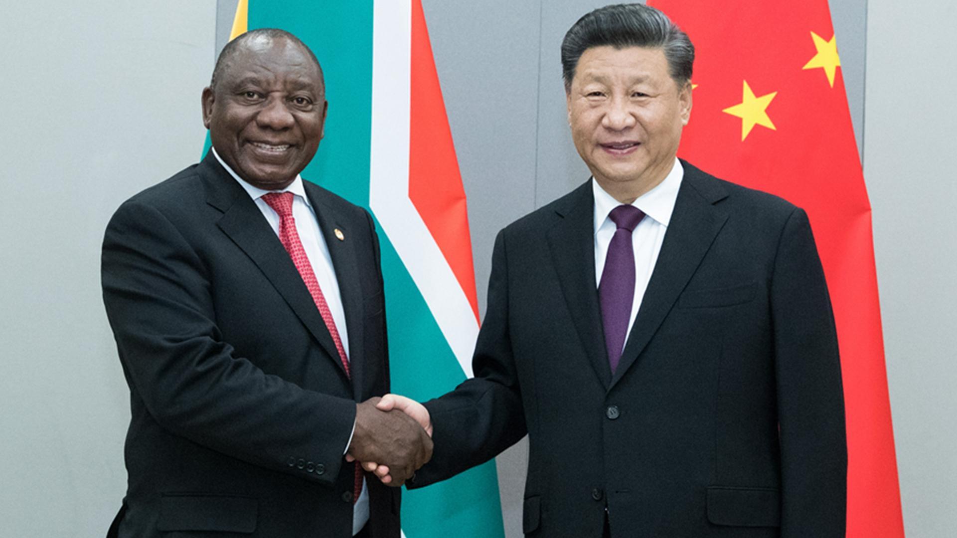 La Chine et l’Afrique du Sud conviennent de renforcer la coopération au sein des BRICS