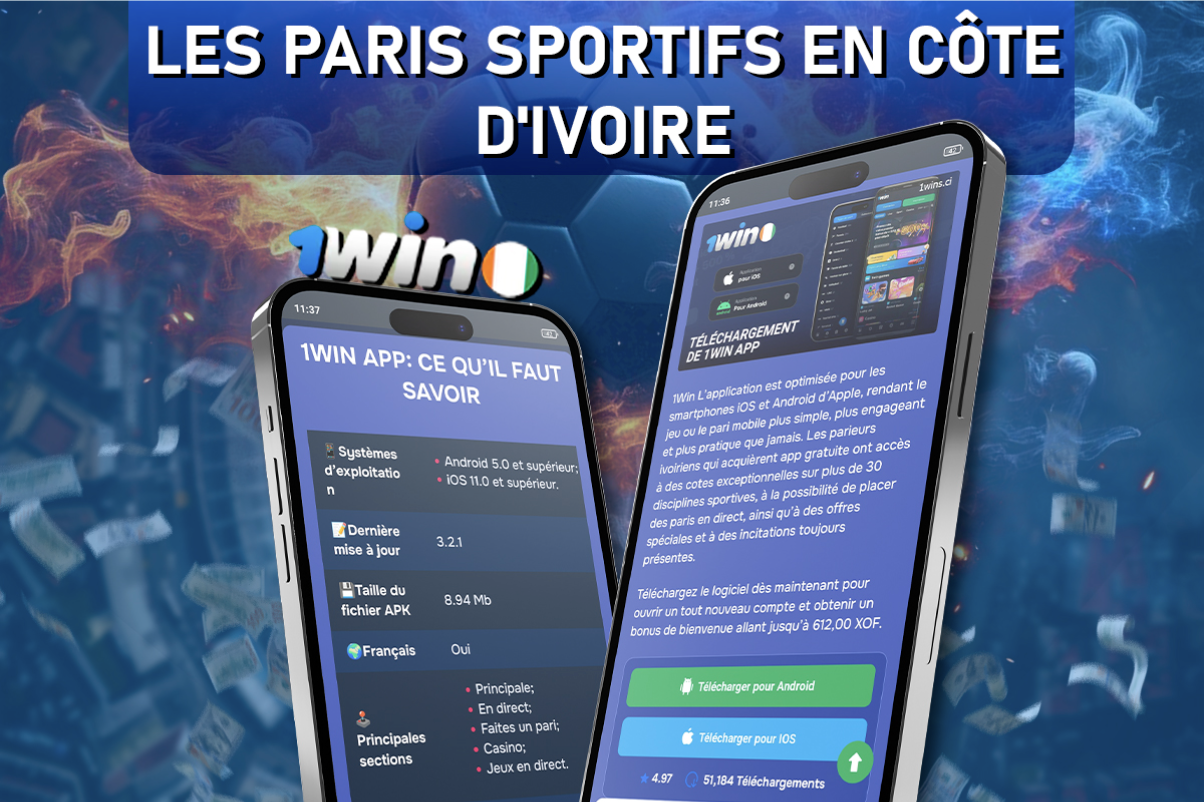 Les paris sportifs en Côte d’Ivoire : l’application 1Win et ses fonctionnalités